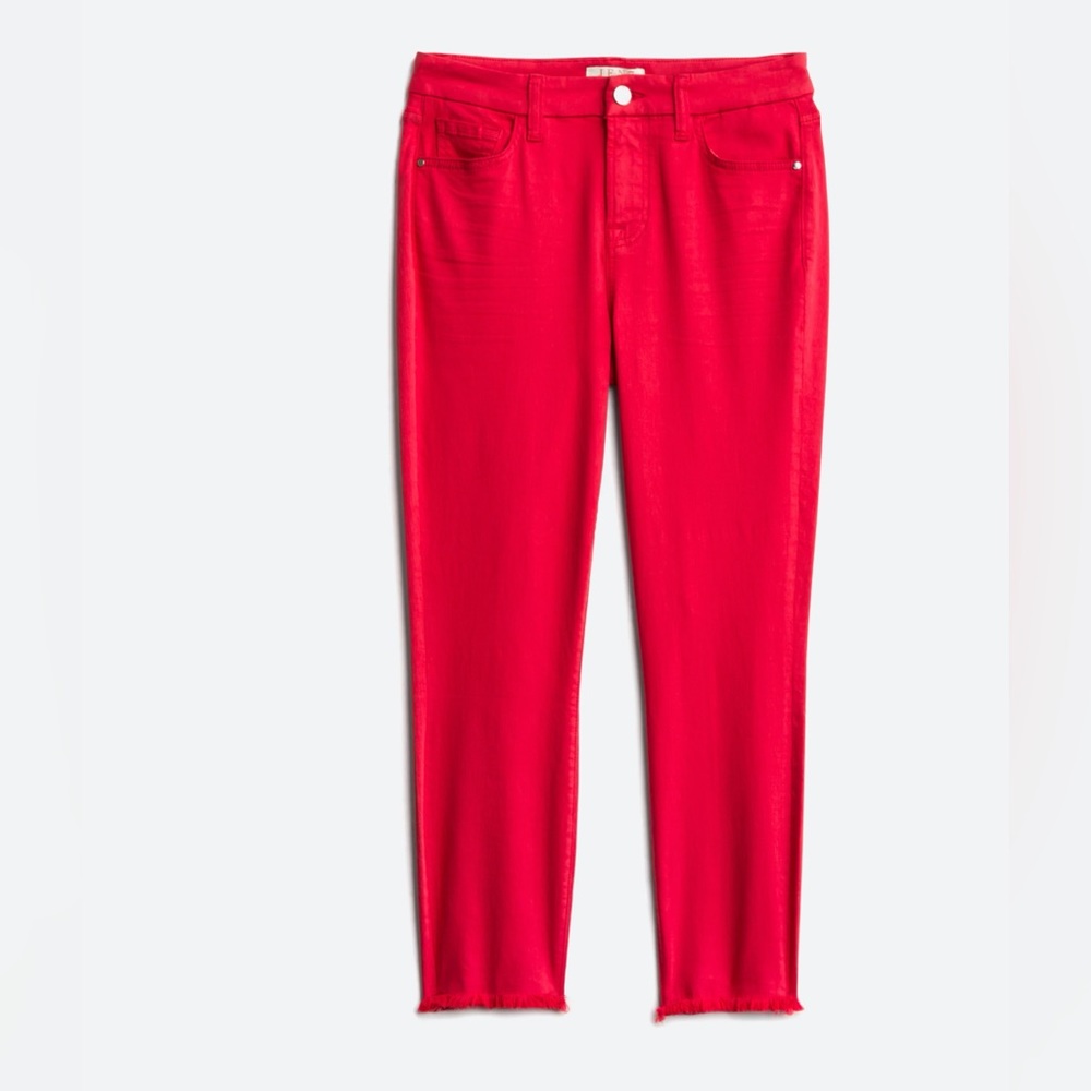 Stitch Fix Jen7 by 7 For All Mankind Cropped Fayed Hem Skinny Jean sz 14